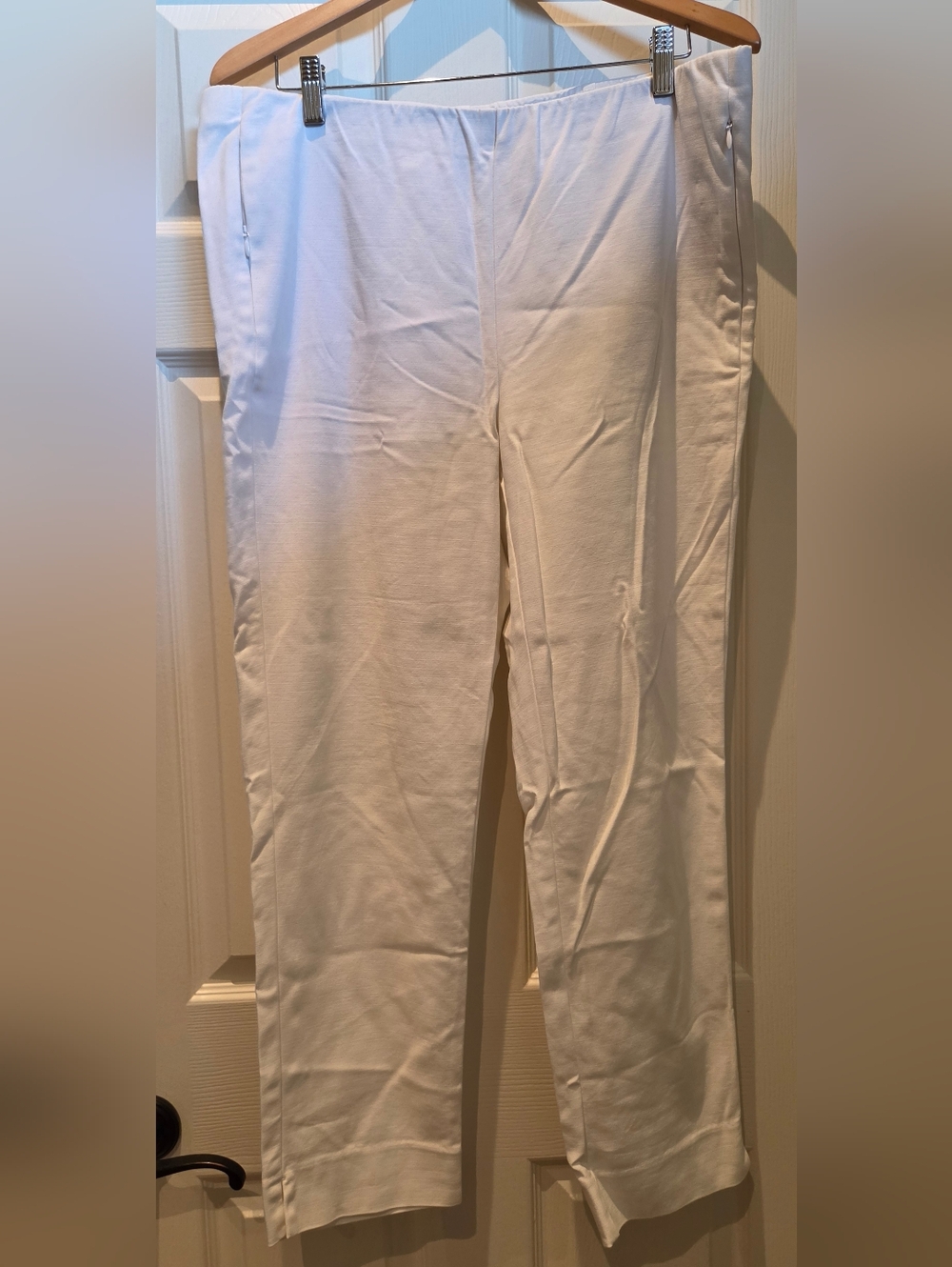 J. Jill White Straight-Leg Pants